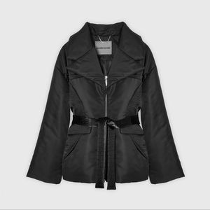 Maniere de Voir black belted blazer jacket